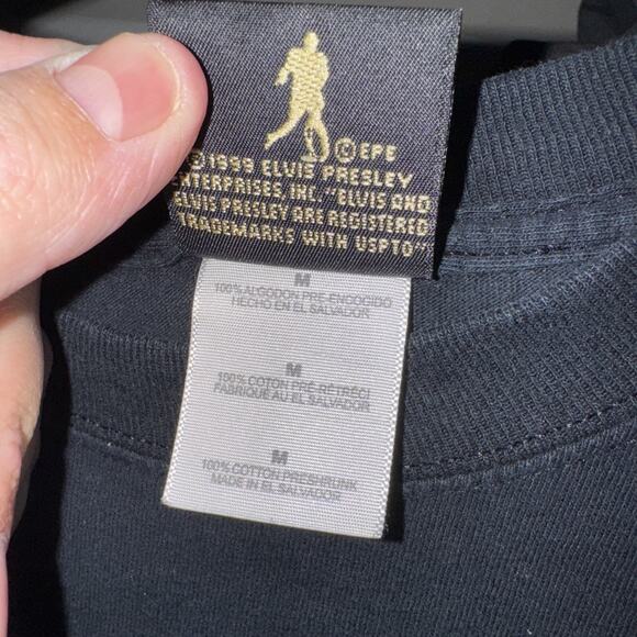 Vintage 90s Elvis Lonely Street Shirt Size Medium - Picture 4 of 5